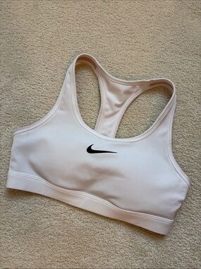 Nike Racerback Sports Bra with Black Swoosh